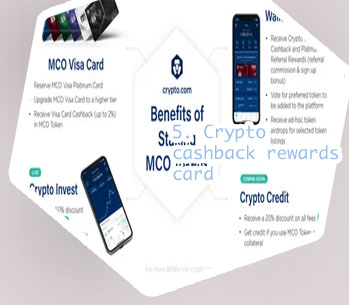 Crypto cash back card